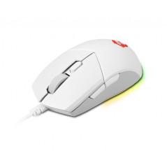 MSI CLUTCH GM11 WHITE mouse Gaming Ambidestro USB tipo A Ottico 5000 DPI