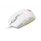 MSI CLUTCH GM11 WHITE mouse Gaming Ambidestro USB tipo A Ottico 5000 DPI