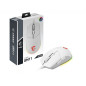 MSI CLUTCH GM11 WHITE mouse Gaming Ambidestro USB tipo A Ottico 5000 DPI