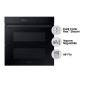 Samsung NV7B5760WBK Forno ad incasso a Vapore Serie 5 76 L A+ Vetro Nero