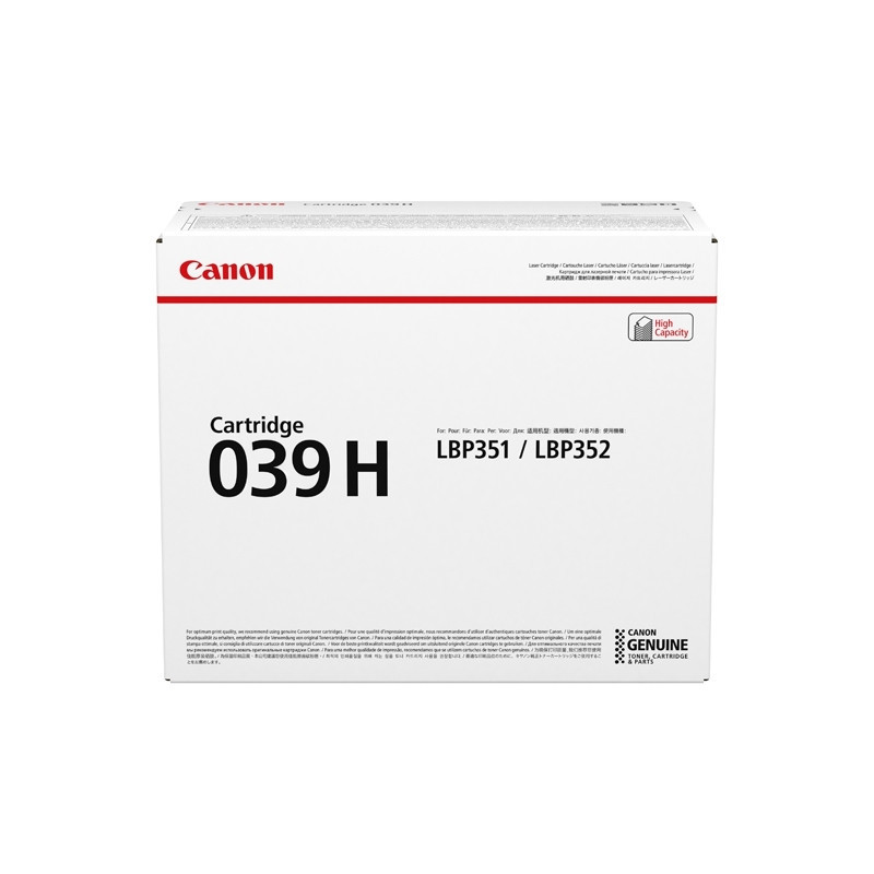 Canon 039H cartuccia toner 1 pz Originale Nero