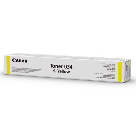 Canon 034 cartuccia toner 1 pz Originale Giallo