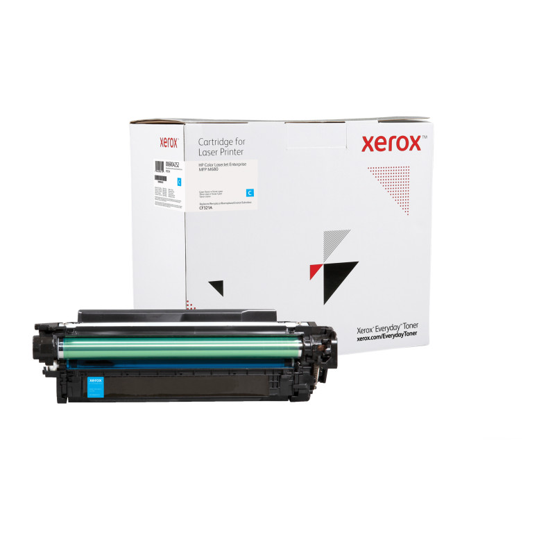 Everyday Toner rigenerato ™ di Xerox Ciano compatibile con HP 653A (CF321A), Capacità standard