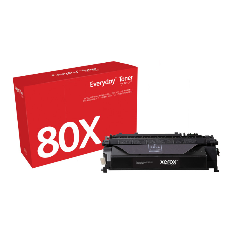 Everyday Toner ™ di Xerox Nero compatibile con HP 80X (CF280X), High capacity