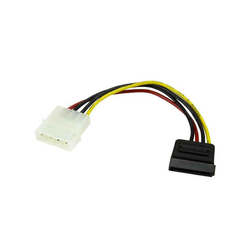 StarTech.com Cavo Adattatore di alimentazione Molex a SATA 4 - Connettore interno alimentazione Molex SATA a 4 pin da 15 cm