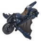 DC Comics , Veicolo Batman Adventures 2 in 1, Batcycle Trasformabile, Macchina Batman Compatibile con Tutte le Action Figure