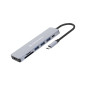 Conceptronic DONN19G replicatore di porte e docking station per laptop Cablato USB 3.2 Gen 1 (3.1 Gen 1) Type-C Grigio