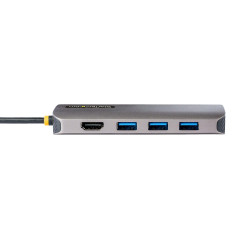 StarTech.com Adattatore Multiporta USB-C HDMI 4K 60Hz, Hub USB-A 5Gbps a 3 Porte , Adattatore USB-C a HDMI con PD 100W