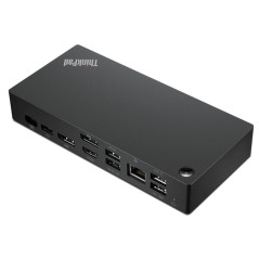 Lenovo 40B20135IT replicatore di porte e docking station per laptop Cablato USB 3.2 Gen 1 (3.1 Gen 1) Type-A + Type-C Nero