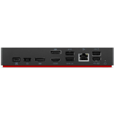 Lenovo 40B20135IT replicatore di porte e docking station per laptop Cablato USB 3.2 Gen 1 (3.1 Gen 1) Type-A + Type-C Nero