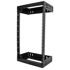 StarTech.com Armadio Rack a Muro 19" 18U - Armadio di rete Quadro rack 19 pollici a profondità regolabile 30-50cm - Resistente