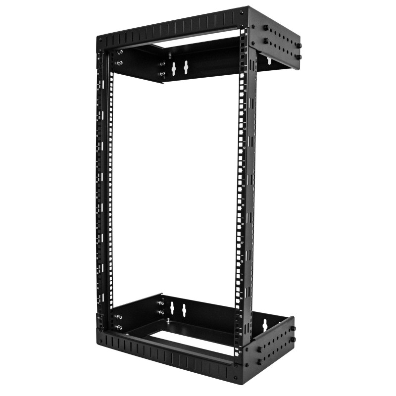 StarTech.com Armadio Rack a Muro 19" 18U - Armadio di rete/Quadro rack 19 pollici a profondità regolabile 30-50cm - Resistente