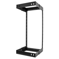 StarTech.com Armadio Rack a Muro 19" 24U - Armadio di rete/Quadro rack 19 pollici a profondità regolabile 30-50cm - Resistente