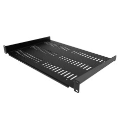 StarTech.com Mensola Rack 19" 1U - Ripiano Ventilato per Armadio Rack 19 pollici a sbalzo per Dispositivi e Apparecchiature di