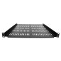 StarTech.com Mensola Rack 19" 1U - Ripiano Ventilato per Armadio Rack 19 pollici a sbalzo per Dispositivi e Apparecchiature di