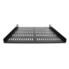 StarTech.com Mensola Rack 19" 1U - Ripiano Ventilato per Armadio Rack 19 pollici a sbalzo per Dispositivi e Apparecchiature di