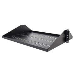 StarTech.com Mensola Rack 19" 2U - Ripiano Ventilato a sbalzo per Rack 19 pollici - Per Dispositivi Apparecchiature di rete non