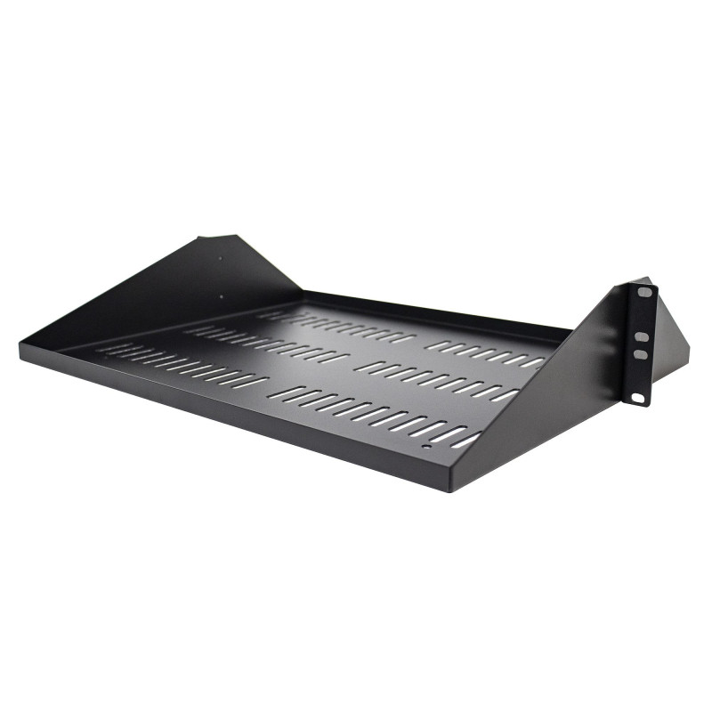 StarTech.com Mensola Rack 19" 2U - Ripiano Ventilato a sbalzo per Rack 19 pollici - Per Dispositivi/Apparecchiature di rete non