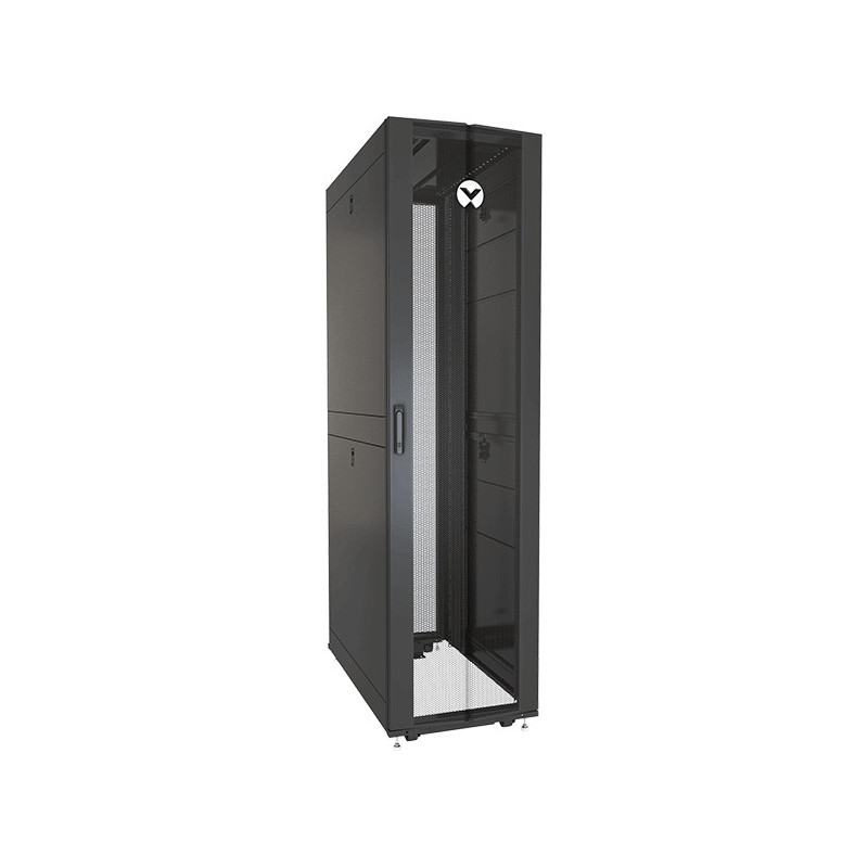 Vertiv VR3157SP rack 48U Rack indipendenti Nero, Trasparente