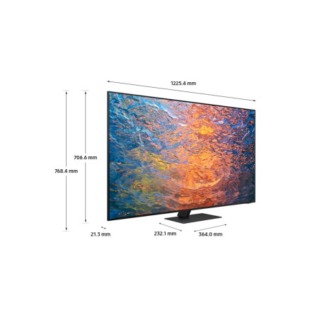 Samsung Series 9 TV QE55QN95CATXZT Neo QLED 4K, Smart TV 55" Processore Neural Quantum 4K, Dolby Atmos e OTS+, Slate Black 2023