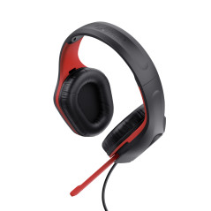 Trust GXT 415S ZIROX Auricolare Cablato A Padiglione Gaming Nero, Rosso