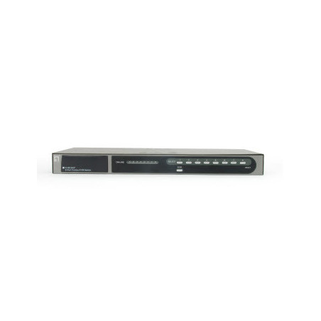 LevelOne KVM-0831 switch per keyboard-video-mouse (kvm) Montaggio rack Nero, Grigio