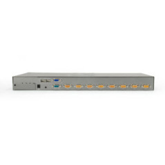 LevelOne KVM-0831 switch per keyboard-video-mouse (kvm) Montaggio rack Nero, Grigio