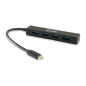 Equip 128954 hub di interfaccia USB 3.2 Gen 1 (3.1 Gen 1) Type-C 5000 Mbit/s Nero