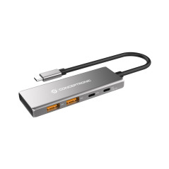 Conceptronic HUBBIES15G hub di interfaccia USB 3.2 Gen 2 (3.1 Gen 2) Type-C 10000 Mbit s Grigio