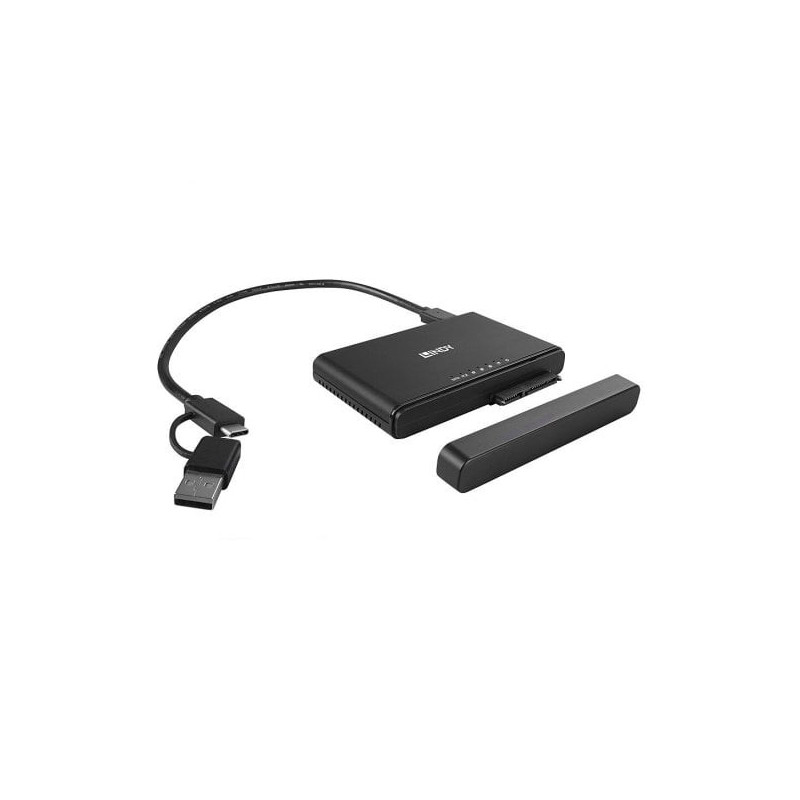 Lindy 43359 docking station per unità di archiviazione USB 3.2 Gen 2 (3.1 Gen 2) Type-C Nero