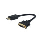 Equip 133443 cavo e adattatore video 0,25 m DVI-I HDMI tipo A (Standard) Nero