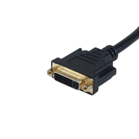 Equip 133443 cavo e adattatore video 0,25 m DVI-I HDMI tipo A (Standard) Nero