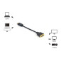 Equip 133443 cavo e adattatore video 0,25 m DVI-I HDMI tipo A (Standard) Nero