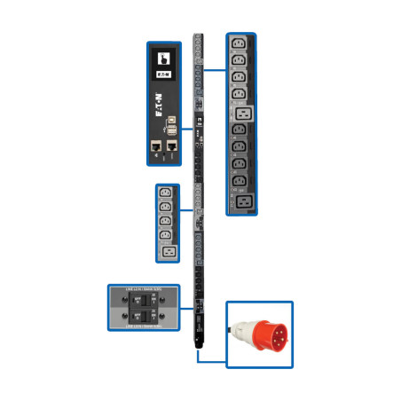 Tripp Lite PDU3XEVSR6G32B unità di distribuzione dell'energia (PDU) 30 presa(e) AC 0U Nero