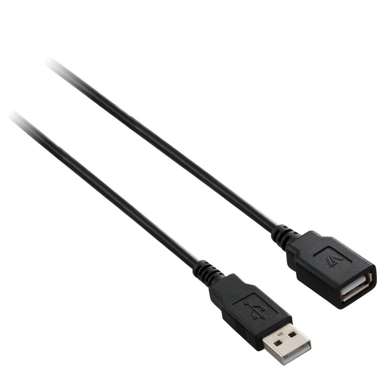 V7 Cavo prolunga USB nero da USB 2.0 A femmina a USB 2.0 A maschio 1.8m 6ft