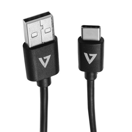 V7 Cavo USB nero da USB 2.0 A maschio a USB-C maschio 2m 6.6ft