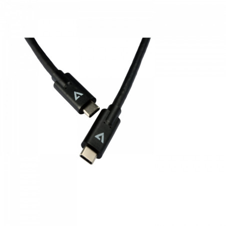 V7 Cavo USB nero da USB-C maschio a USB-C maschio 2m 6.6ft