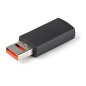 StarTech.com Adattatore USB maschio /femmina con ricarica sicura grazie al blocco dati - Caricatore USB tipo A con Data Blocker