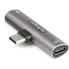 StarTech.com Adattatore USB C di ricarica e audio - Alimentatore USB-C con porta USB-C Audio per cuffie - Caricabatterie USB