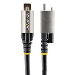 StarTech.com Cavo USB-C con viti di bloccaggio superiori da 1m - Cavo da USB-C a USB- C certificato 10Gbps - Cavo USB-C 3.2 Gen