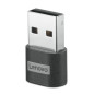 Lenovo 4X91C99226 adattatore per inversione del genere dei cavi USB-C USB-A Nero