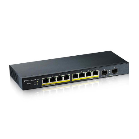 Zyxel GS1900-10HP Gestito L2 Gigabit Ethernet (10/100/1000) Supporto Power over Ethernet (PoE) Nero