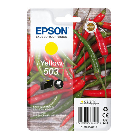 Epson 503 cartuccia d'inchiostro 1 pz Originale Resa standard Giallo