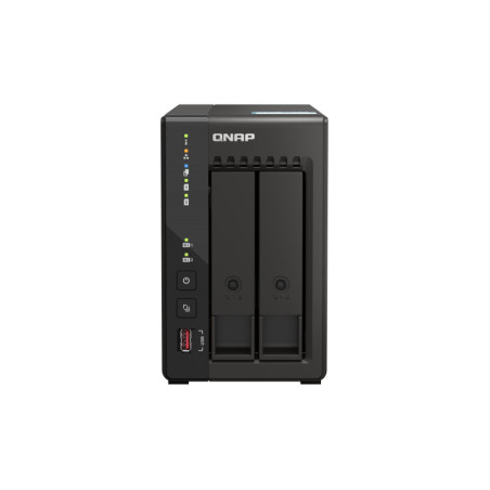 QNAP TS-253E NAS Tower Intel® Celeron® J6412 8 GB QNAP QTS Nero