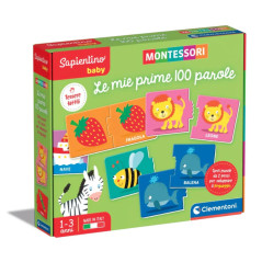 Clementoni Sapientino Montessori Le mie prime 100 parole