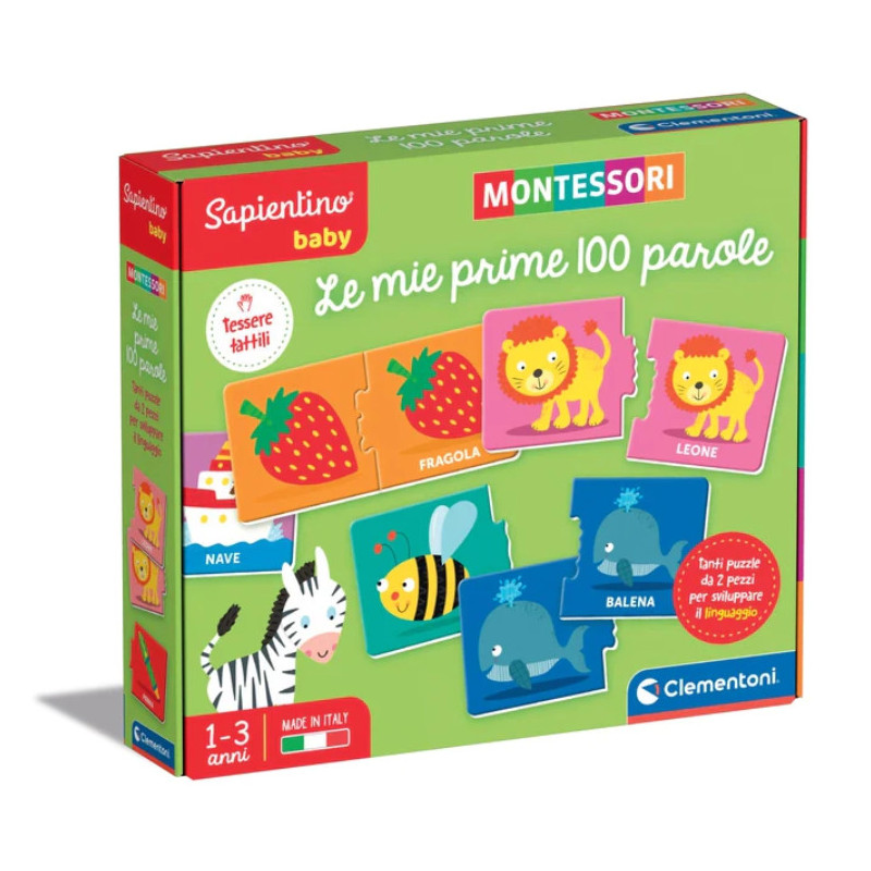 Clementoni Sapientino Montessori Le mie prime 100 parole