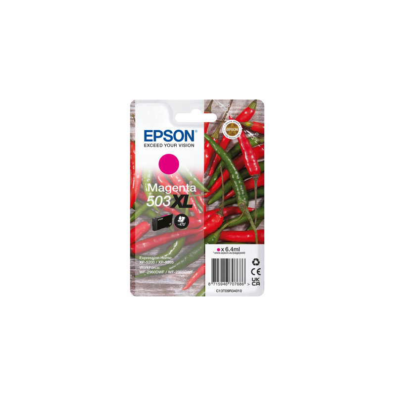 Epson 503XL cartuccia d'inchiostro 1 pz Originale Resa elevata (XL) Magenta