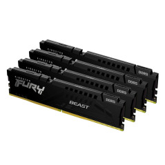 Kingston Technology FURY Beast 128 GB 5200 MT s DDR5 CL40 DIMM (Kit da 4) Black XMP