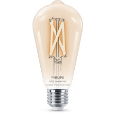 Philips LED Lampadina Smart Filament Dimmerabile Luce Bianca da Calda a Fredda Attacco E27 60W Edison