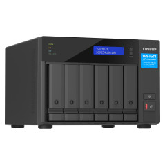 QNAP TVS-h674 NAS Tower Intel® Core™ i3 i3-12100 16 GB DDR4 QuTS hero Nero